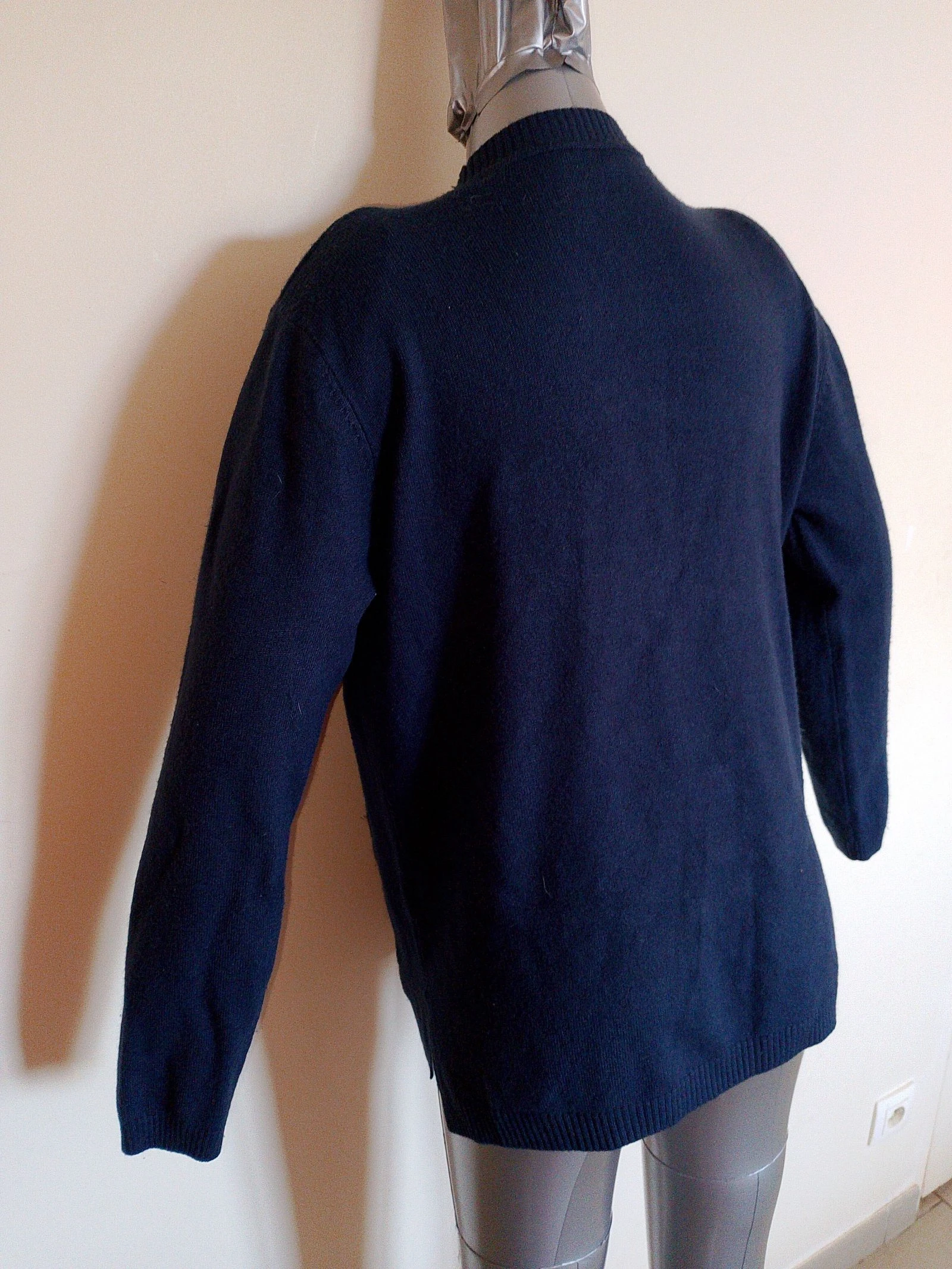 Chaleco largo azul marino – Talla M/L – photo 5